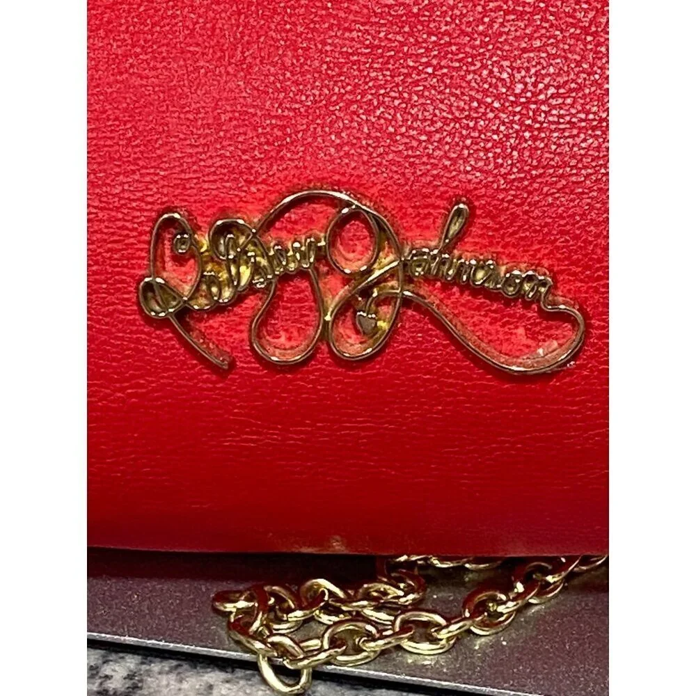 Betsey Johnson Bow Shoulder Crossbody Bag in Red